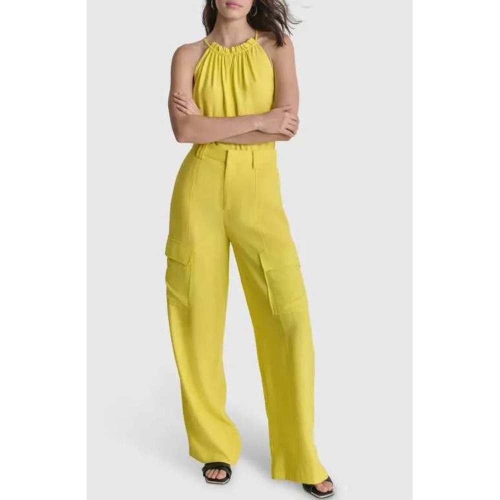 DKNY Crinkle Cargo‎ Pants Size 16